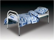 Двухъярусные железные кровати,  для казарм,  кровати с ДСП спинками